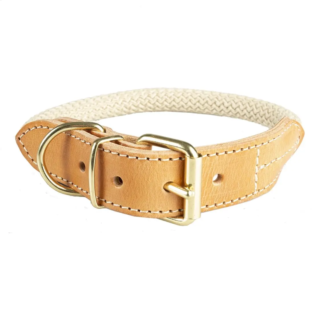 DuvoPlus Explor Forest Halsband Nylon L - 51-59cm - Beige