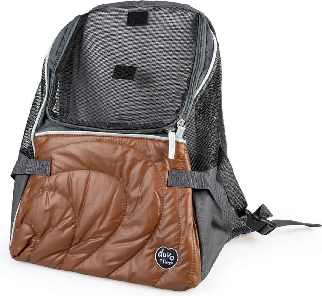 Duvo Duvoplus Paris Backpack Draagtas Hond 34x21x39,5cm Caramel
