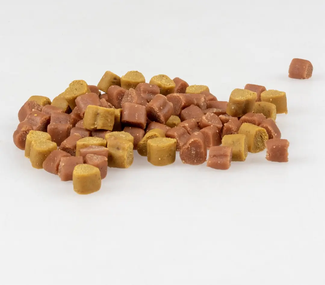 DuvoPlus Zachte Kattensnack Kalkoen & Zalm 100g