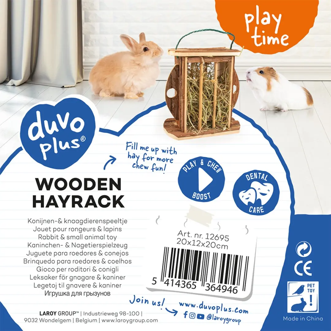 Duvo Duvoplus Houten Hooiruif In Schors 23582