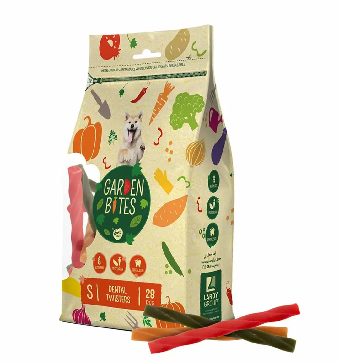 Duvo Garden Bites Dental Twisters - 270 Stuks