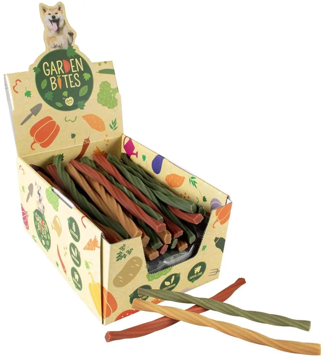 Duvo Garden Bites Dental Twisters - 270 Stuks