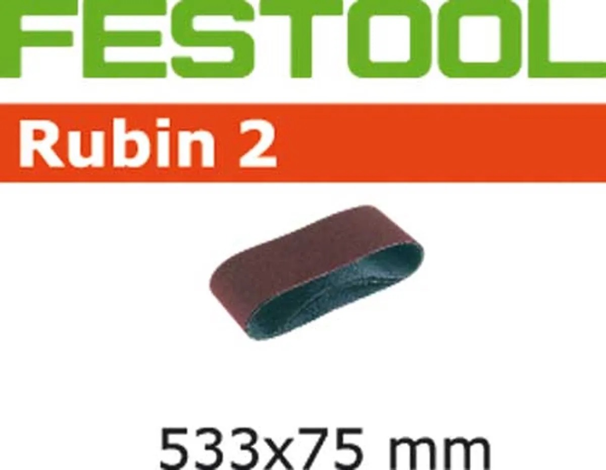 Festool Schuurband 533x75mm P120 Rubin 2