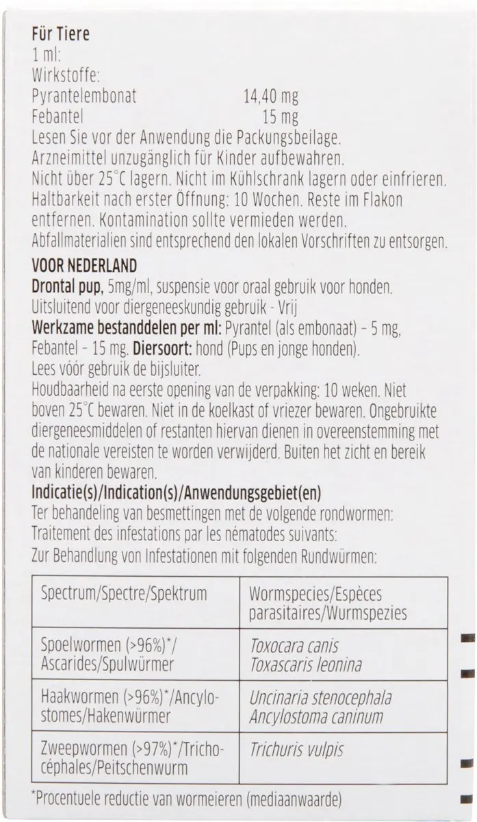 Drontal Pup Suspensie 50ml