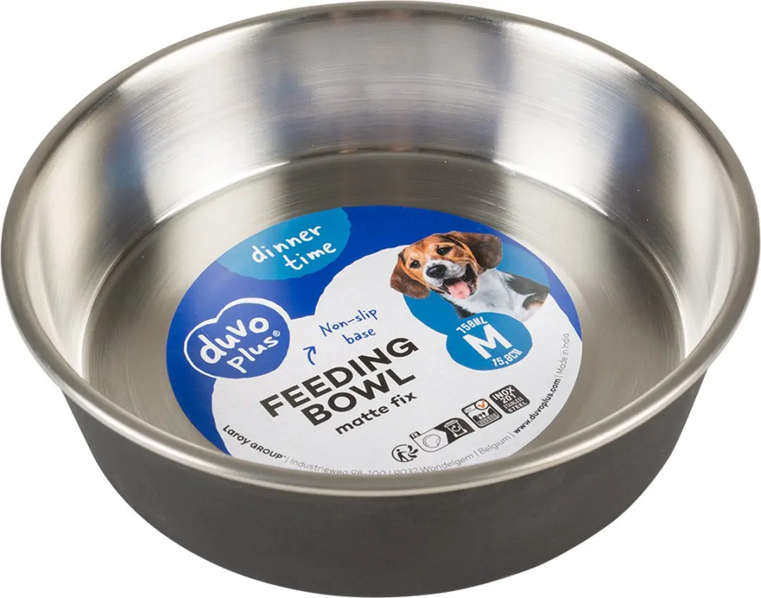 Duvo Duvoplus Eetkom Matte Fix 750ml - Ø15,8cm - Zwart