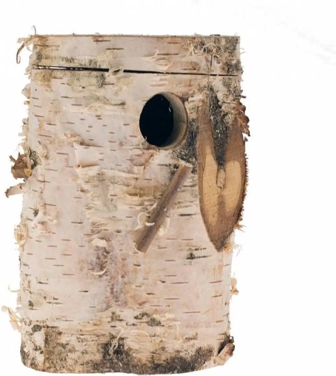 Duvo Berken Vogelhuisje Houtkleur Bruin - Hangend