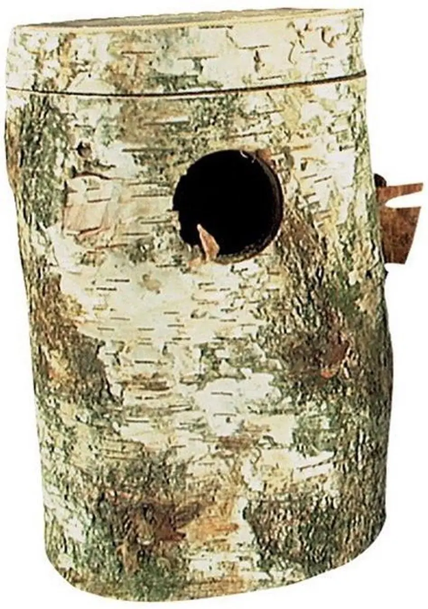 Duvo Berken Vogelhuisje Houtkleur Bruin