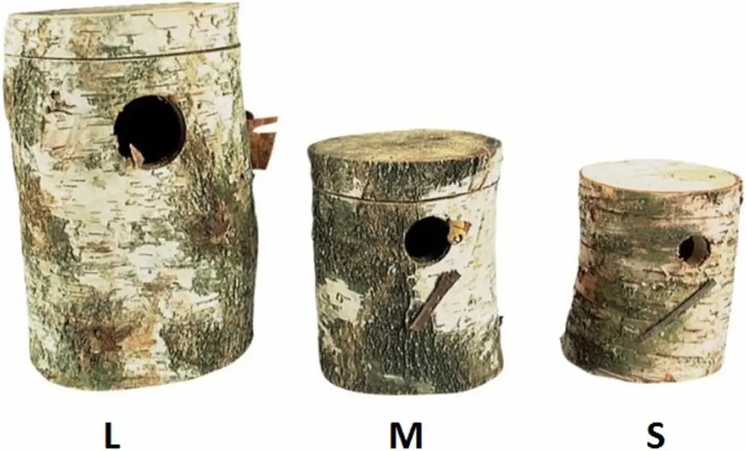 Duvo Berken Vogelhuisje Houtkleur Bruin - Hangend