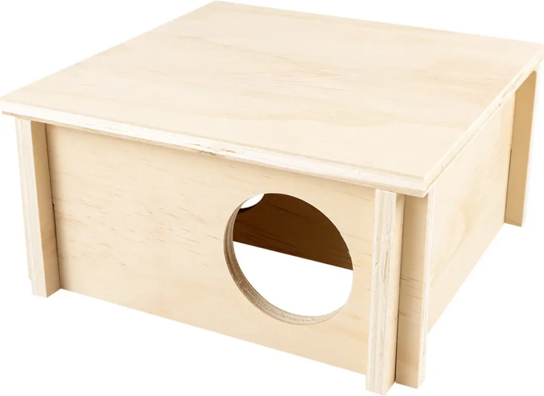 Duvo Houten Knaagdierhok 20x20x10cm