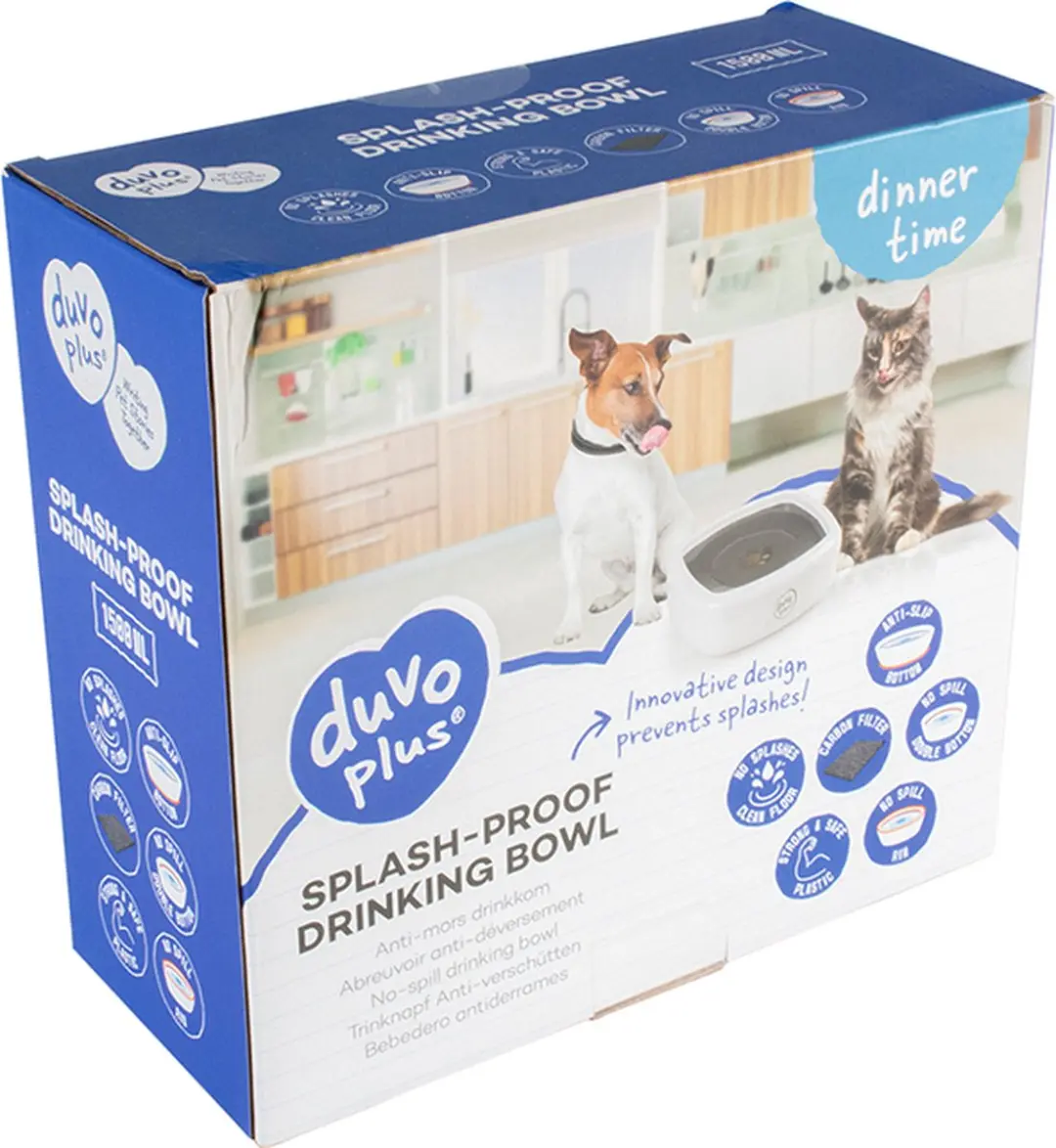 Duvo+ Anti-mors Drinkkom 1500ml - Wit/grijs