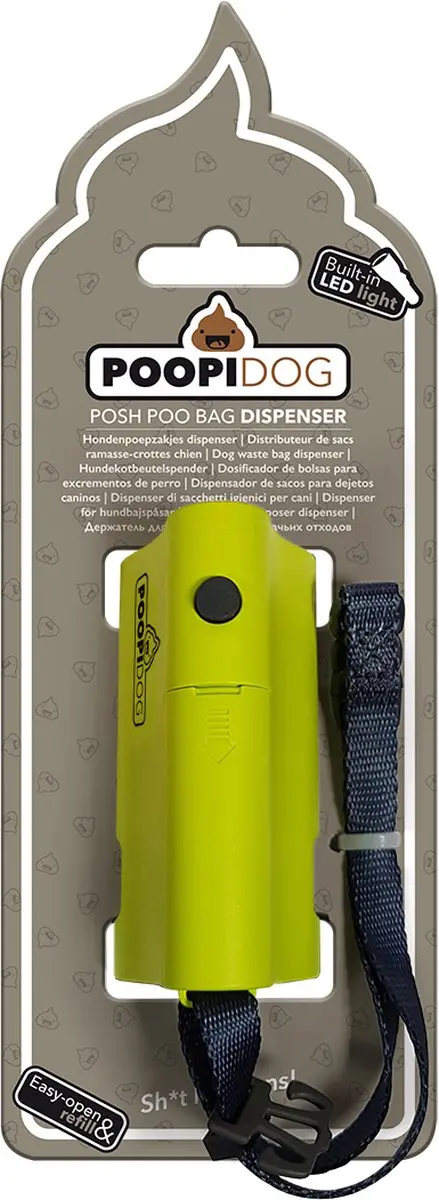 DuvoPlus Hondenpoepzakjes Dispenser - Limoen