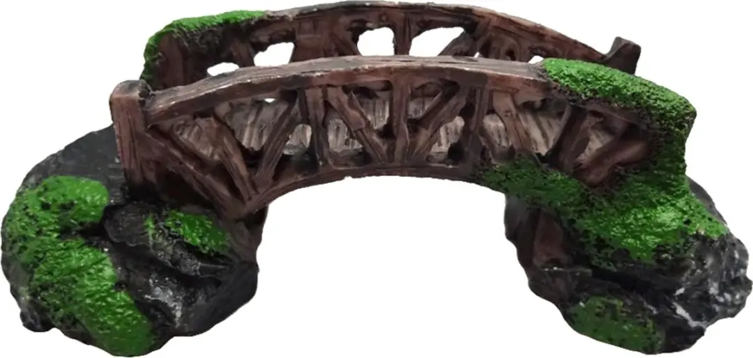 DuvoPlus Vissen Decoratie Brug 10x4,5x3,5cm