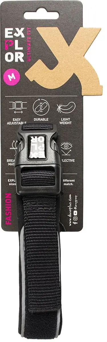 DuvoPlus Ultimate Fit Comfy Halsband M - 39-44cm - Granite Black