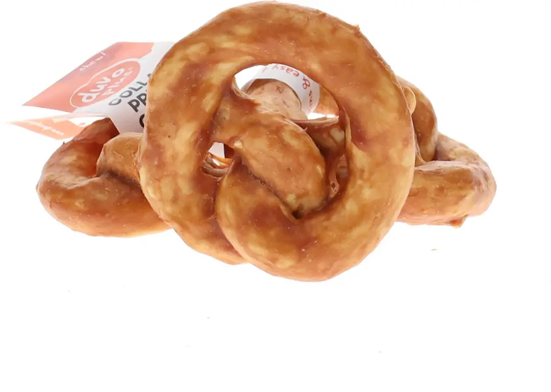 Duvo chew! Collagen Pretzel Kip 50g