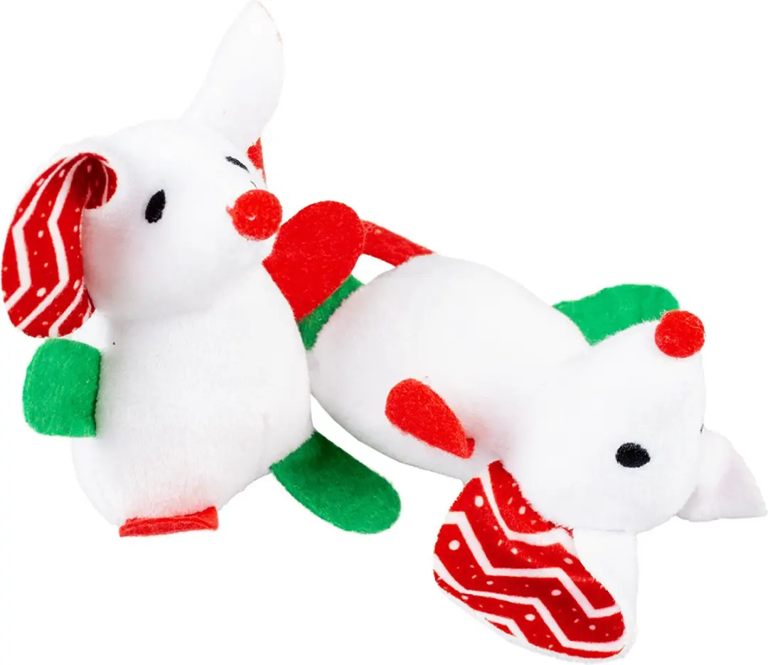 DuvoPlus Xmas Silky Muizen Grote Oren