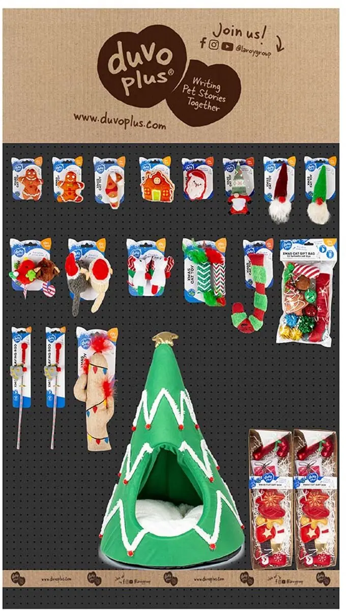 DuvoPlus Xmas Silky Muizen Grote Oren - 2 Stuks