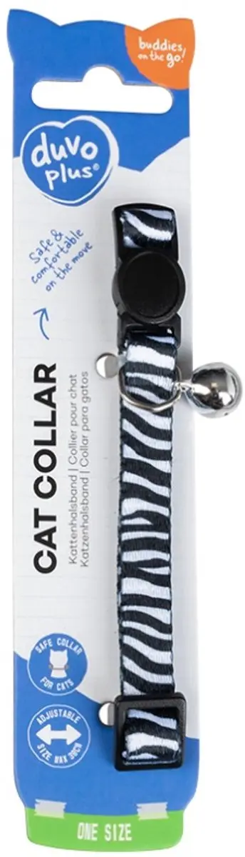 Duvo+ Kattenhalsband Zoo Nylon 20-30cm