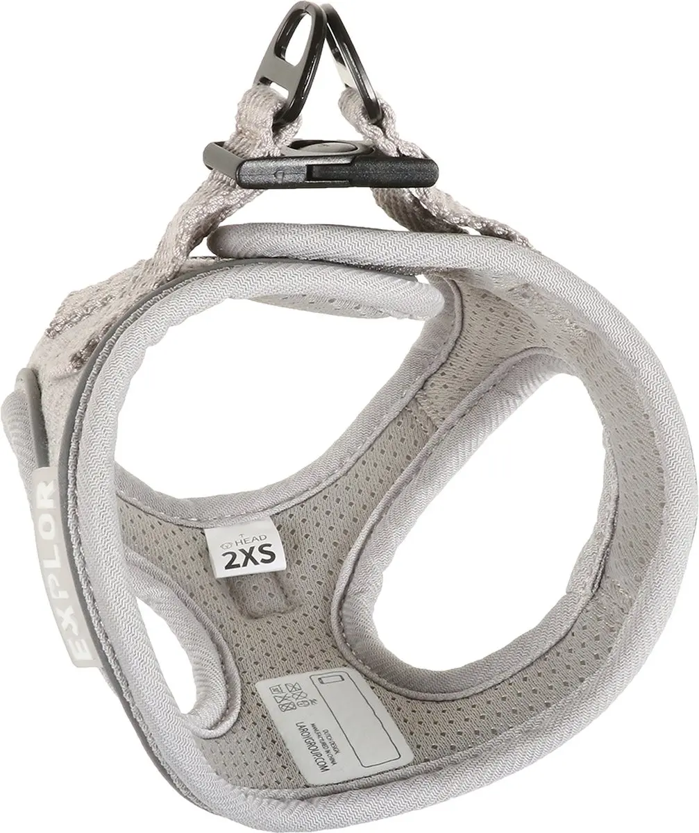 Duvo Duvoplus Ultimate Fit Hondenharnas XXS - 30-35cm Grijs