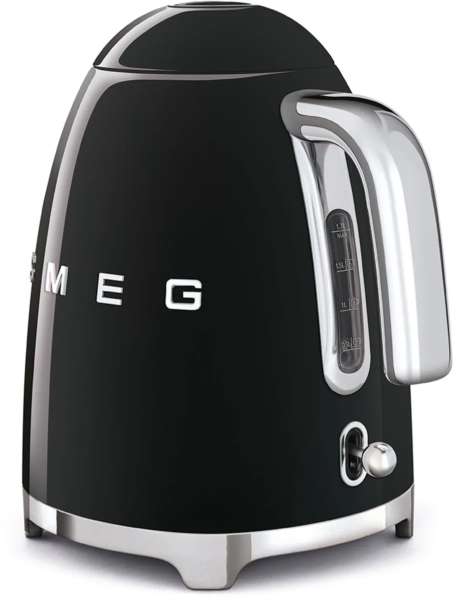 Smeg KLF03BLEU Waterkoker 1,7L - Zwart