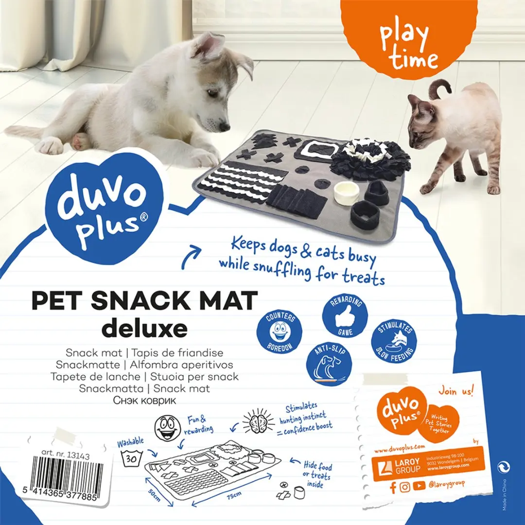 Duvo+ Snackmat Deluxe - 75x50x6cm - Meerkleurig