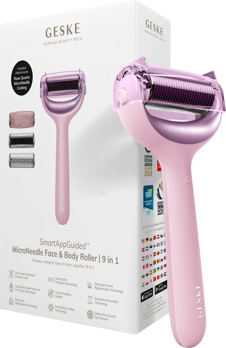 GESKE SmartAppGuided MicroNeedle Roller 9-in-1