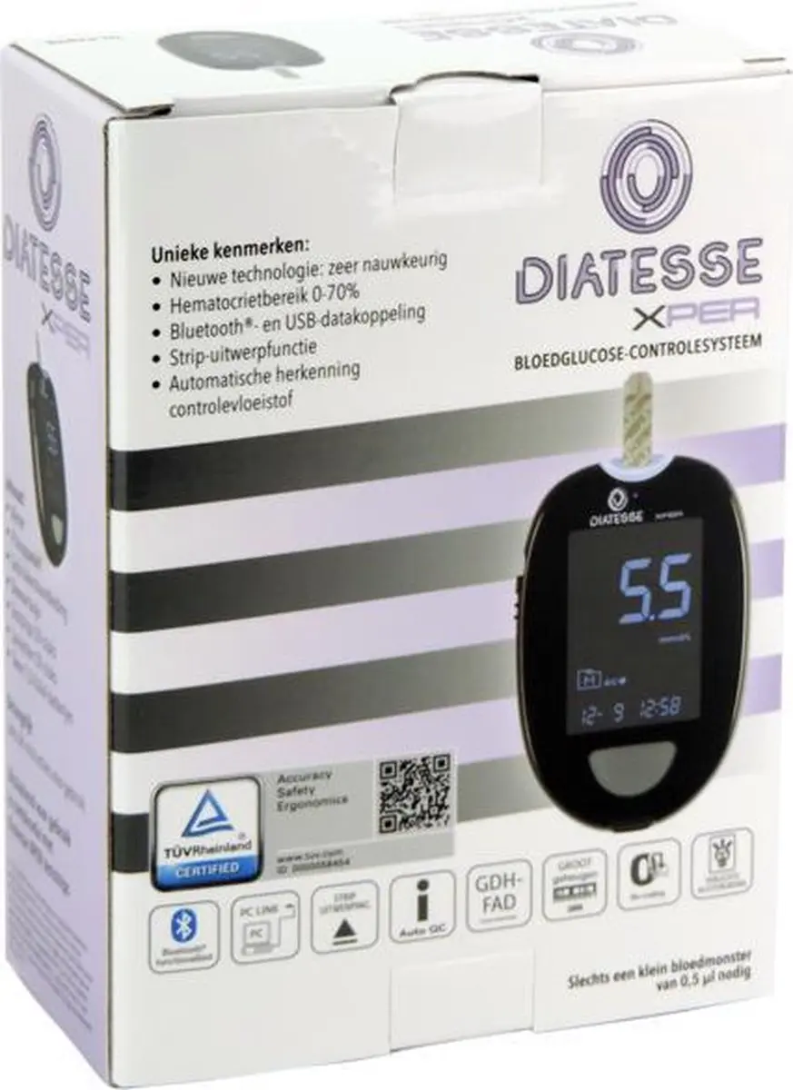 Diatesse XPER Glucosemeter Startpakket - 10 Strips