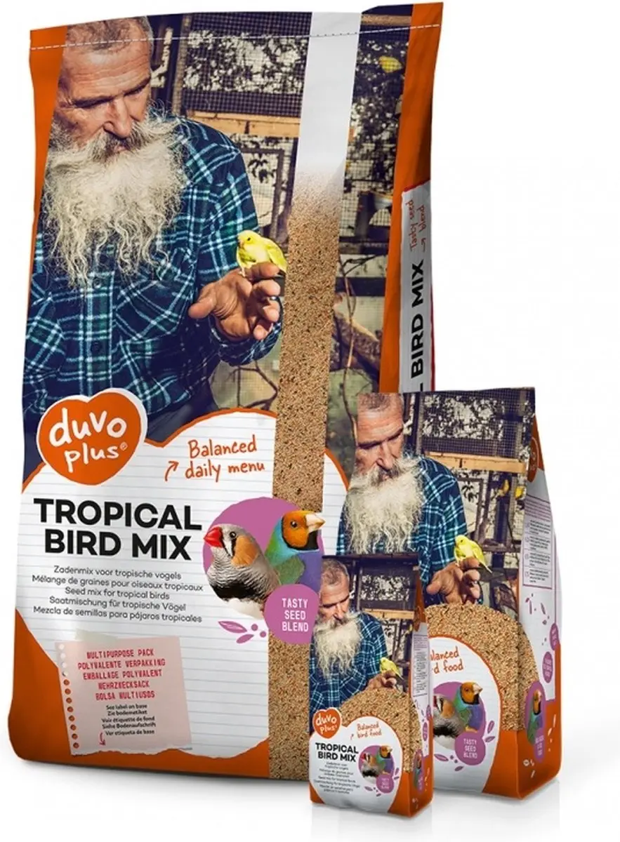 Duvo Plus Tropische Vogel Mix 4kg