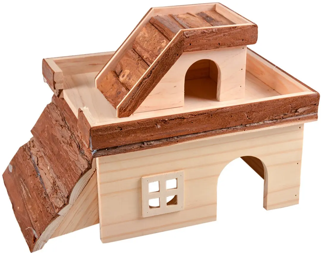 Duvo Duvoplus Houten Hacienda Knaagdierenspeelgoed 34x24x22cm