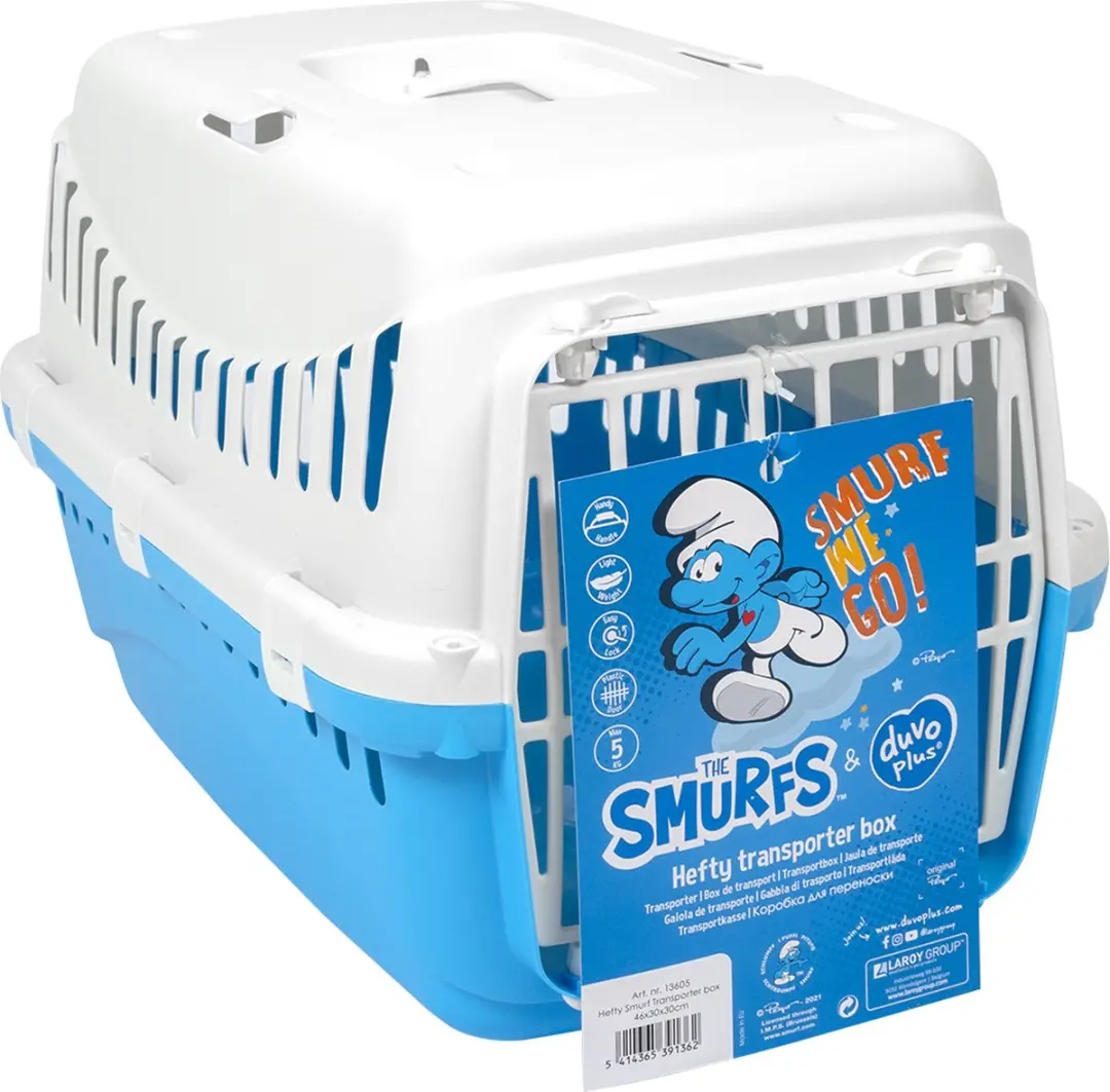 Duvo Potige Smurf Transporter 46x30x30cm