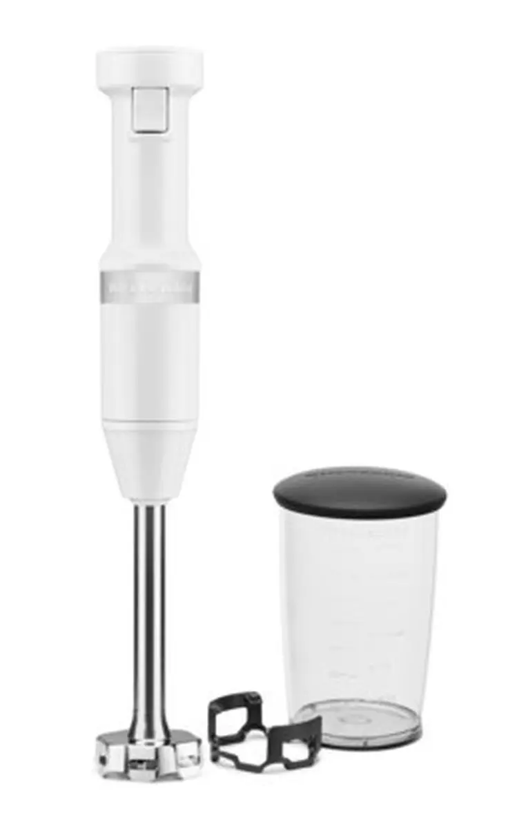 KitchenAid 5KHBV53EWH Staafmixer - 180W - 0,7L - Wit/RVS - afbeelding 6 van 6