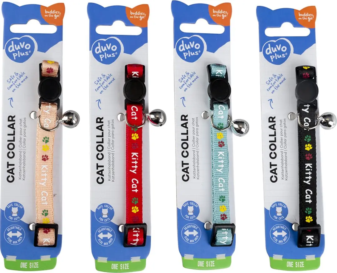 Duvo+ Kattenhalsband Kitty Cat Nylon 20-30cm