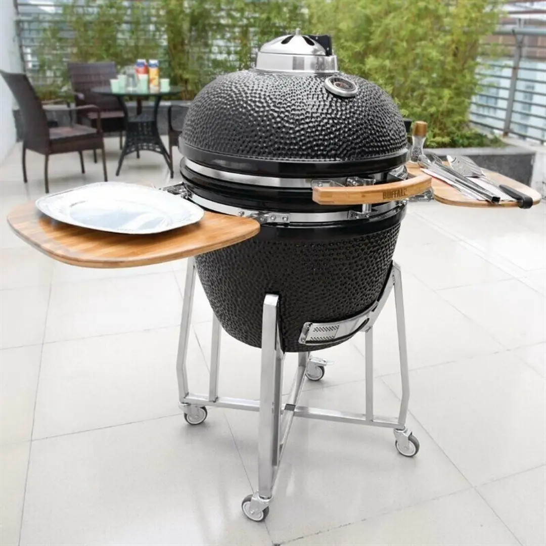 Buffalo DR826 Keramische Kamado Barbecue - Zwart