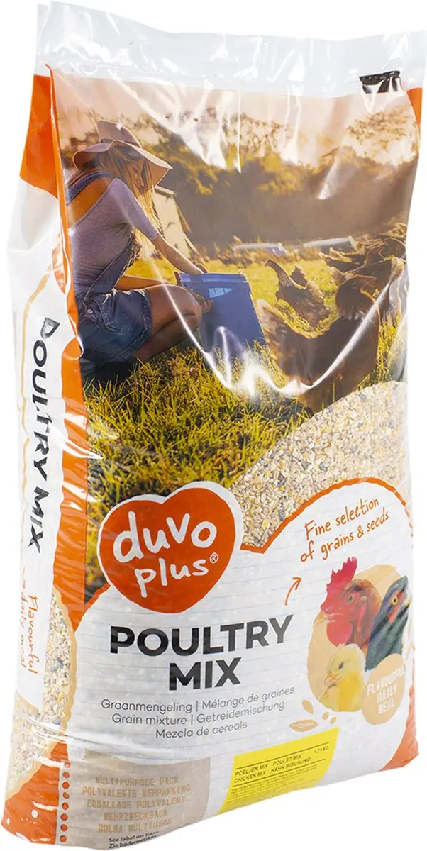 Duvo Duvoplus Kip Kuiken & Kwartel Mix Buitenvogelvoer 20kg