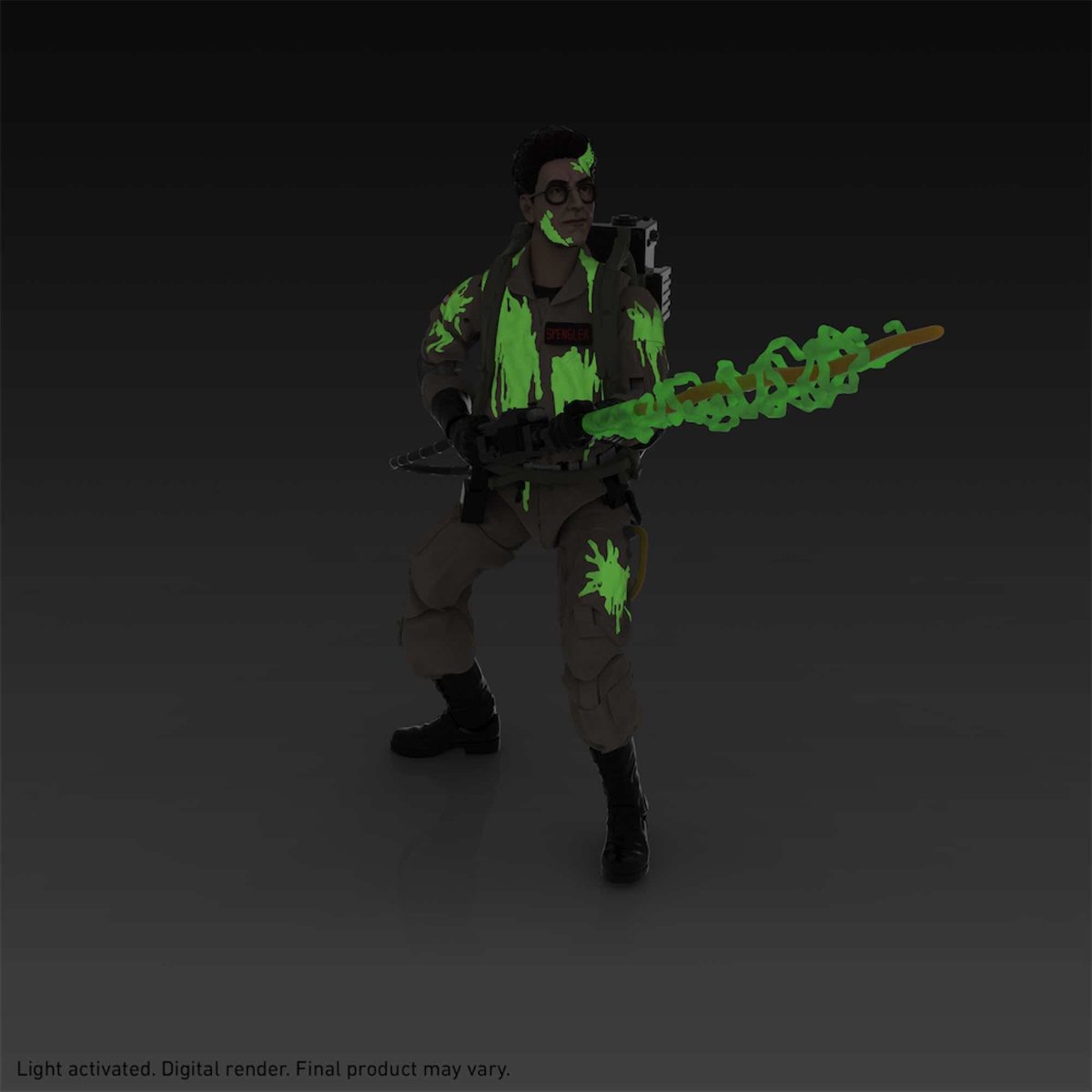 Hasbro Ghostbusters Egon Spengler actiefiguur - Glow-in-the-Dark - 15 cm