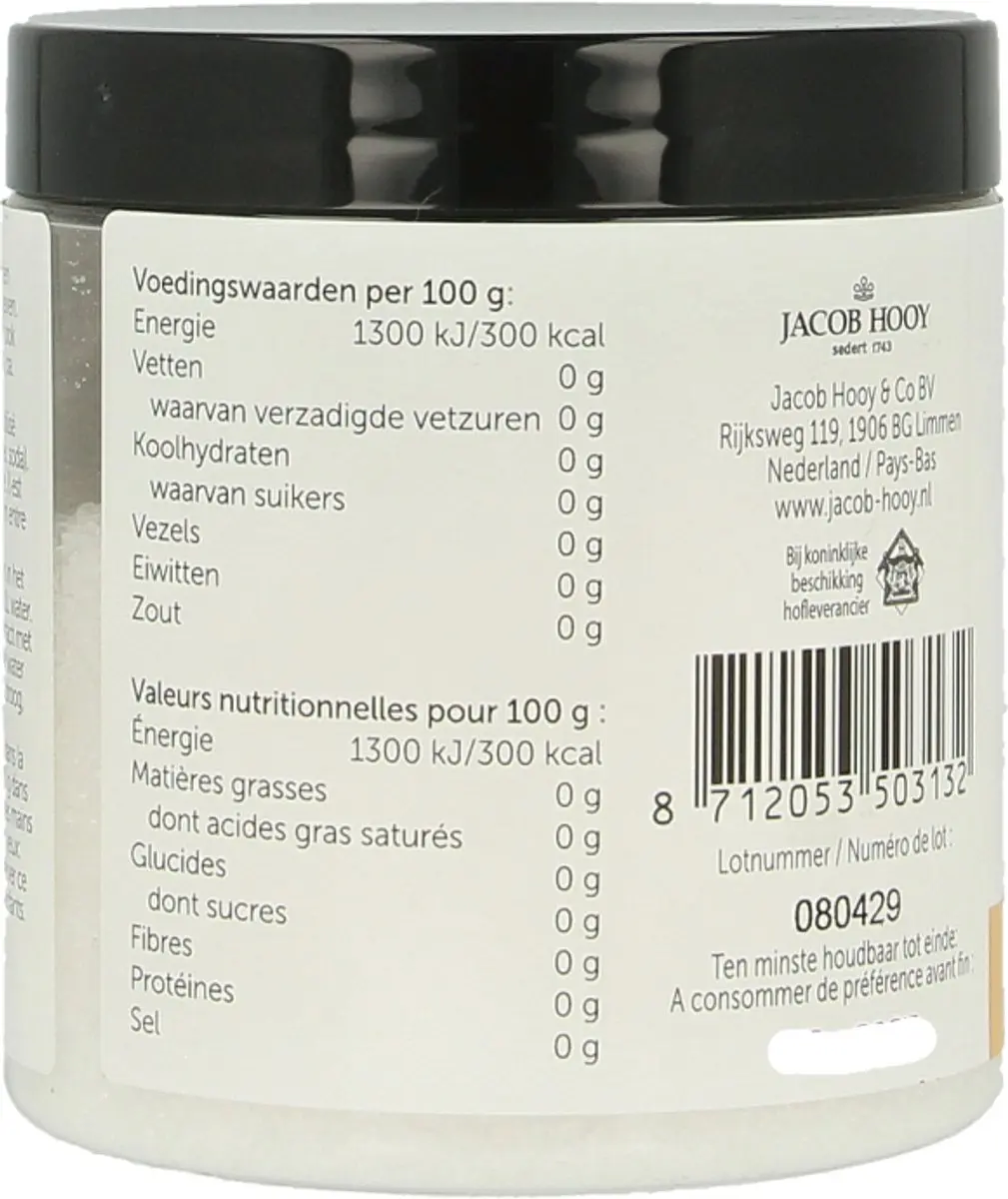 Jacob Hooy Citroenzuur 200g