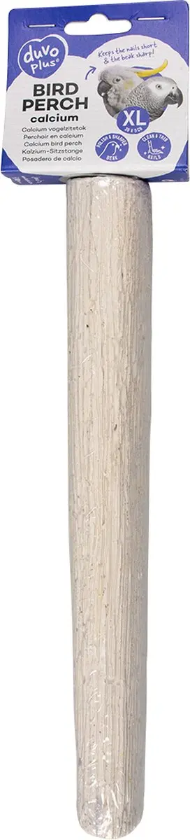 Duvo+ Calcium Vogelzitstok XL Wit