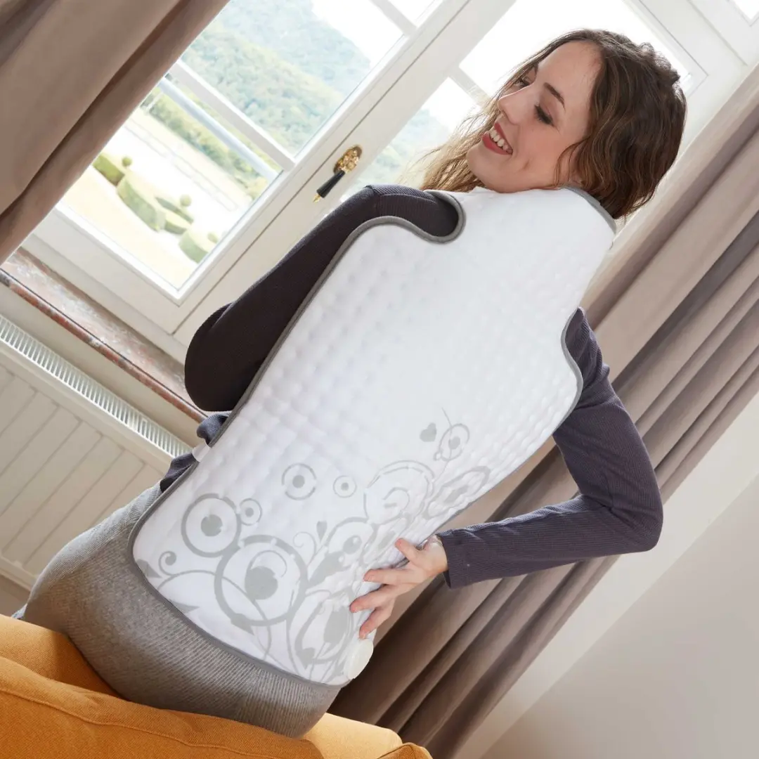 Lanaform Heating Blanket Back Elektrische Deken 1 Persoon - 3 Warmtestanden - Wit