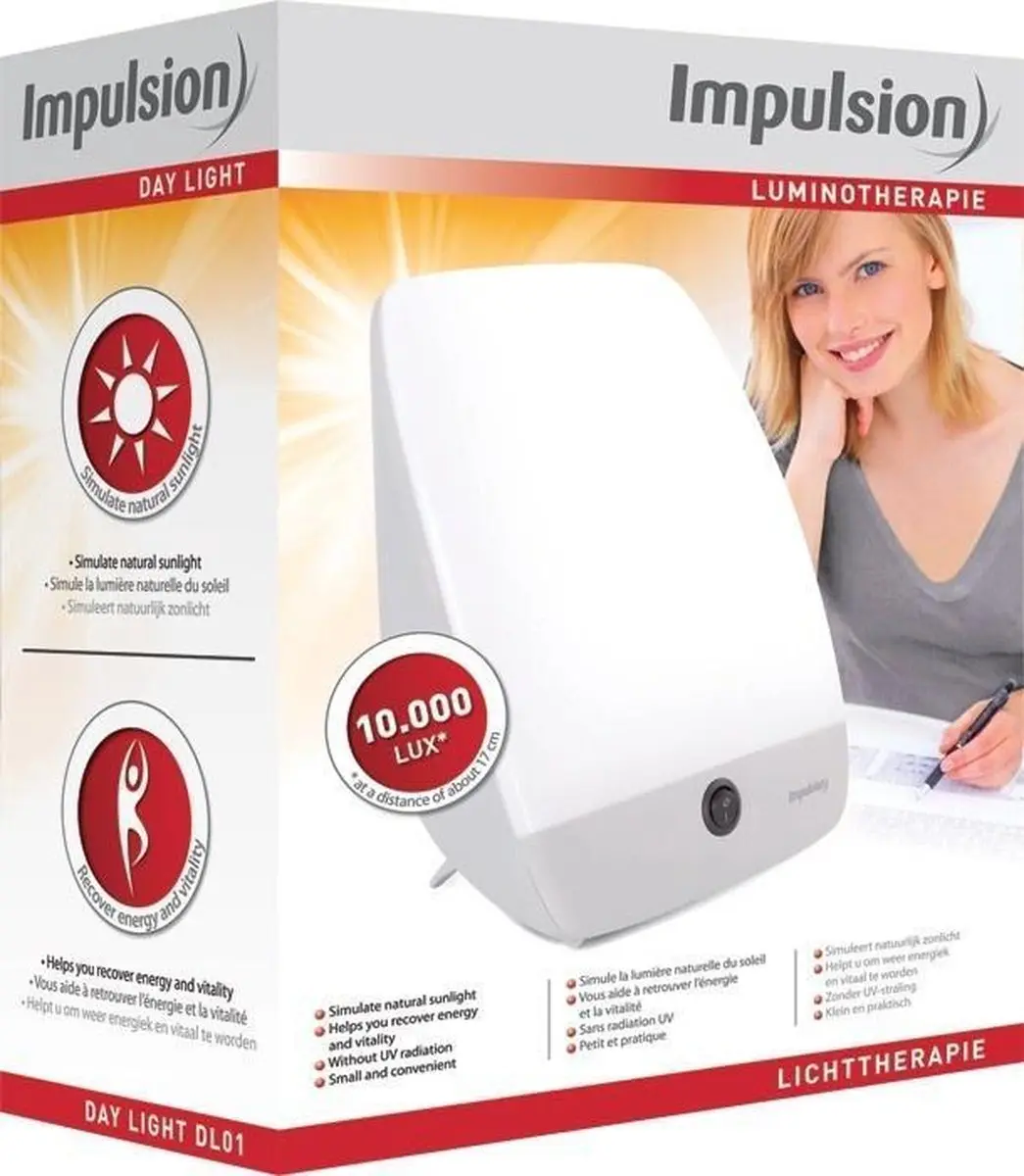 Lanaform Impulsion Day Light IM190105 Lichttherapielamp - Wit