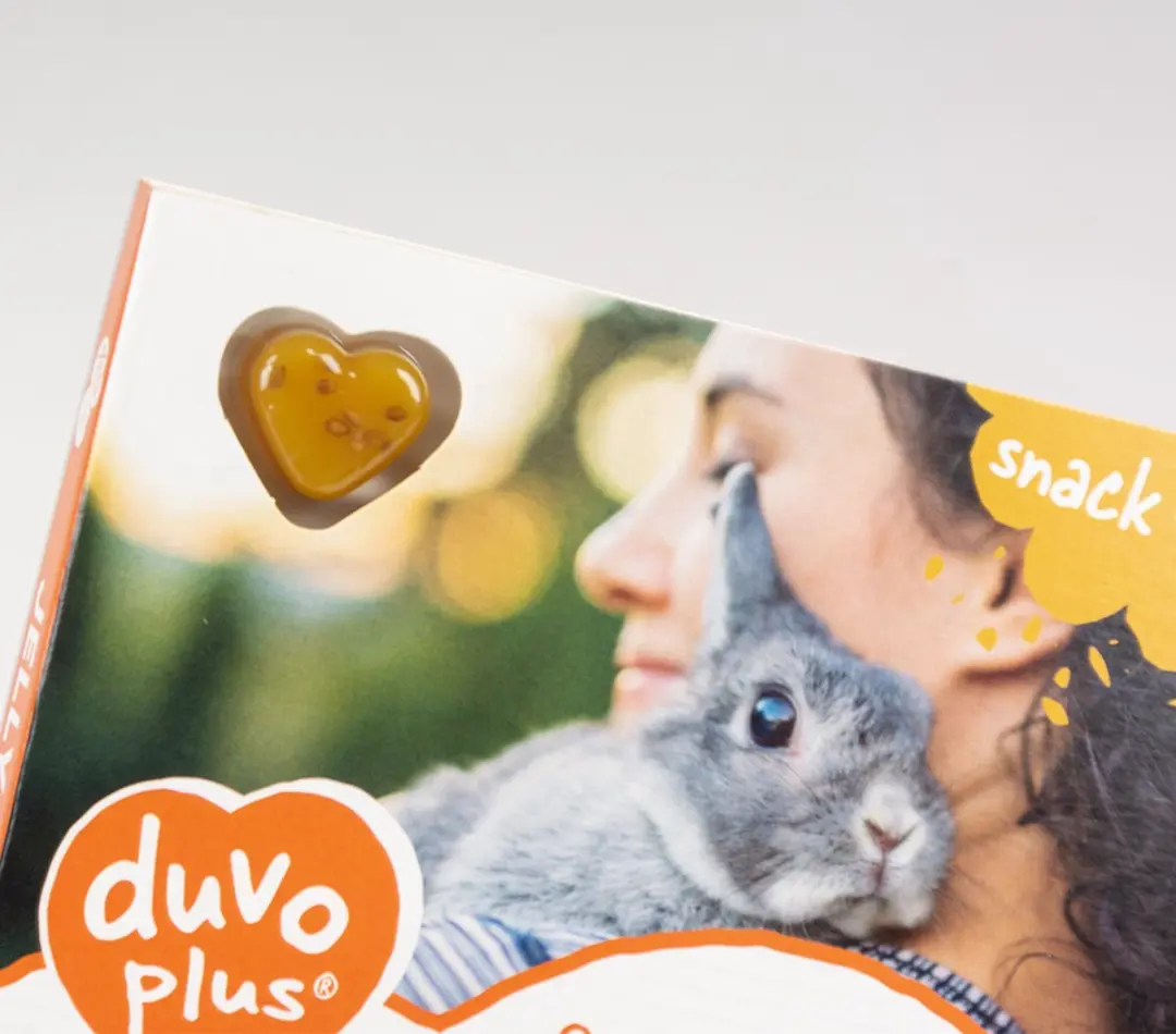 DuvoPlus Knaagdier Gelei Snack Sinaasappel 12 Stuks
