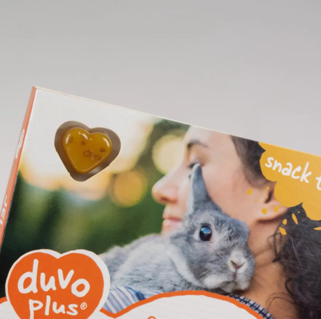 DuvoPlus Knaagdier Gelei Snack Sinaasappel 12 Stuks