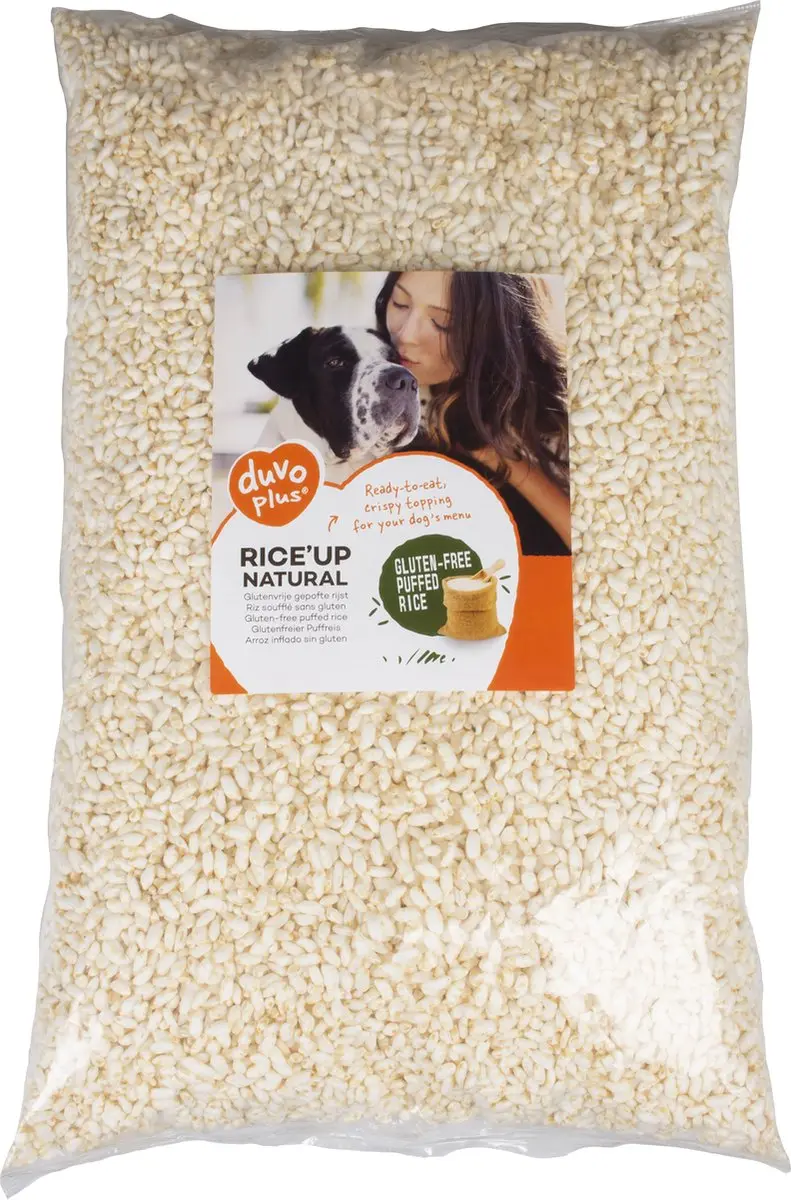 Duvo+ Rice’up Gepofte Rijst voor Honden 1kg