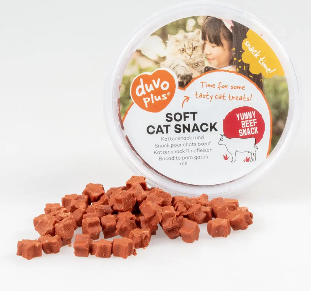 Duvo Duvoplus Zachte Kattensnack Rund 100g