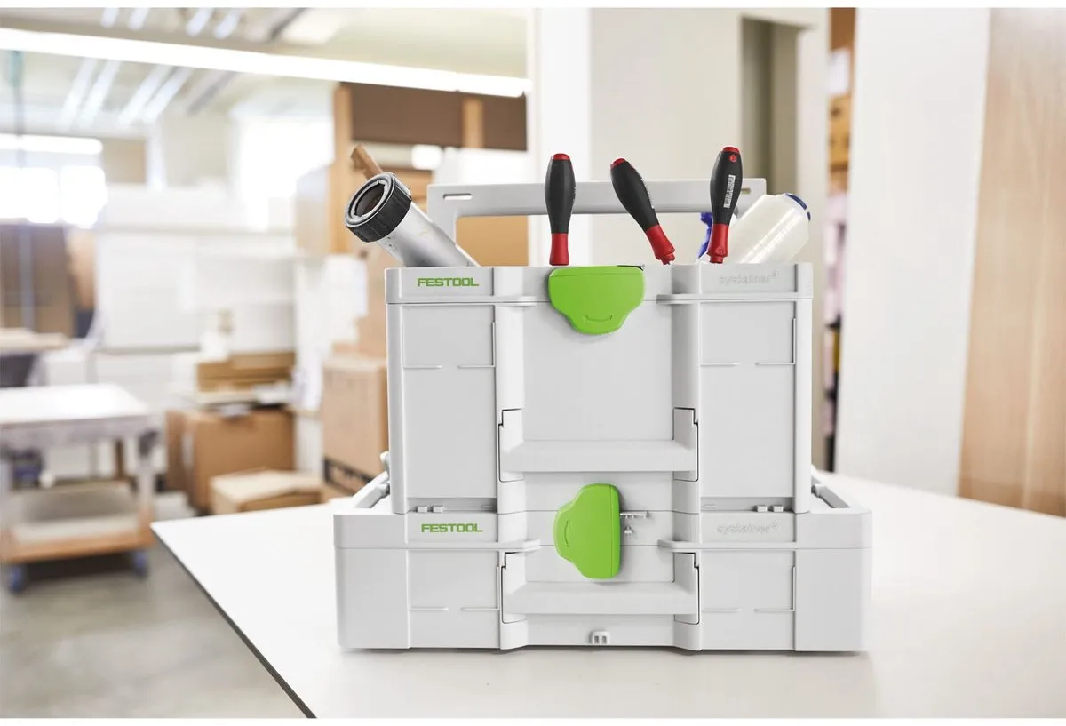 Festool Systainer³ SYS3 TB L 237 Gereedschapskist - Wit
