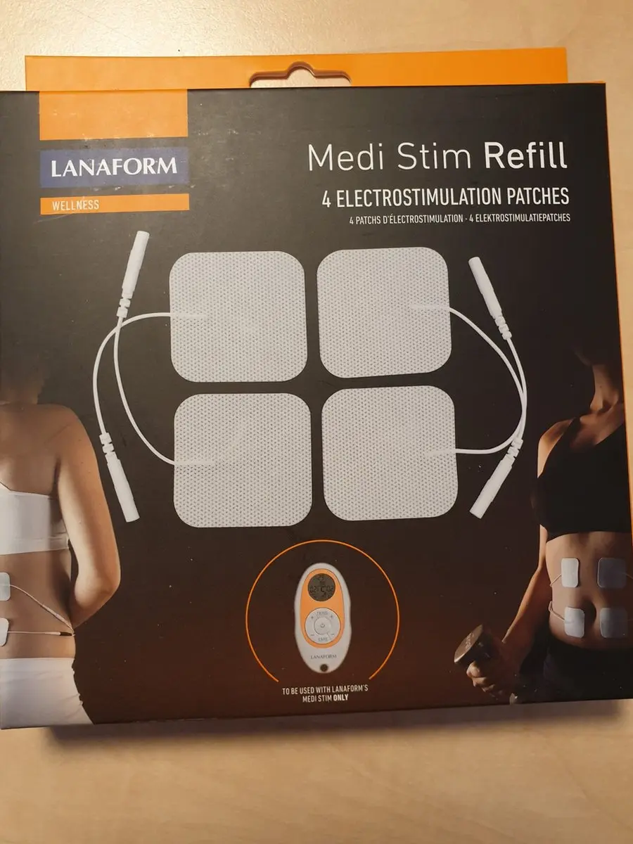 Lanaform Medi Stim Refill Elektroden - 4 Stuks - Veelkleurig