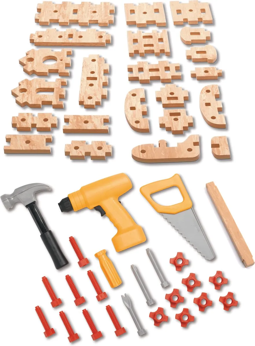 Step2 Real Projects Speelgoedwerkbank - 65-delige accessoire-set
