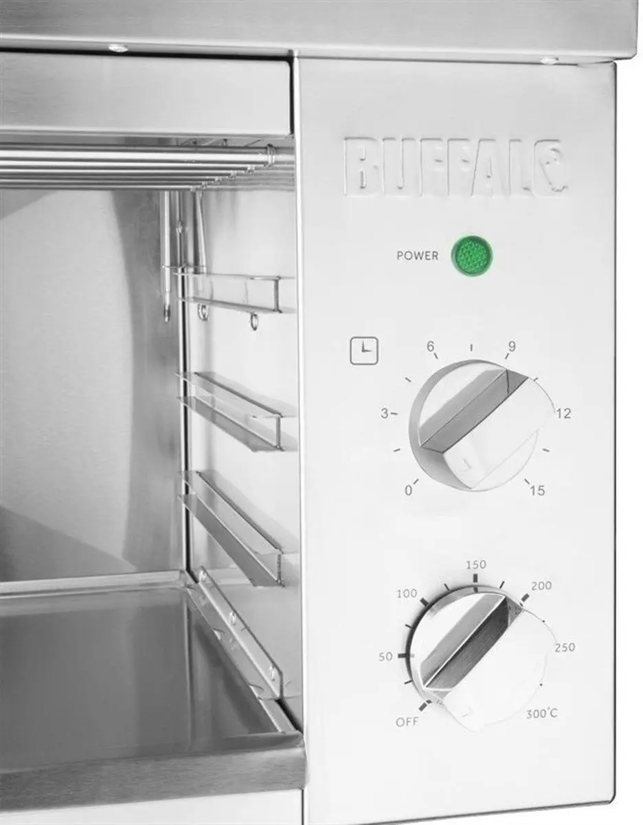 Buffalo Salamander-Grill CJ753 - 3000W - Zilver