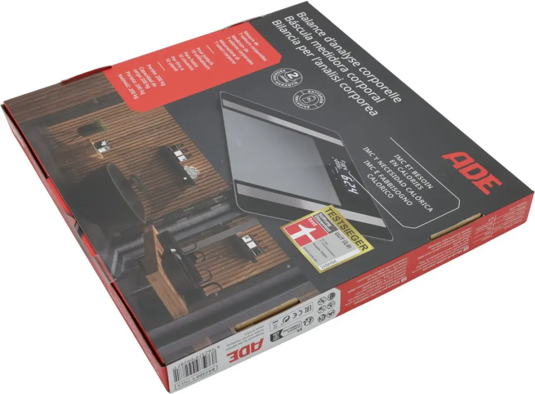 ADE BA2300-1 Elektronische Weegschaal - 0,2 kg - Zwart/Wit