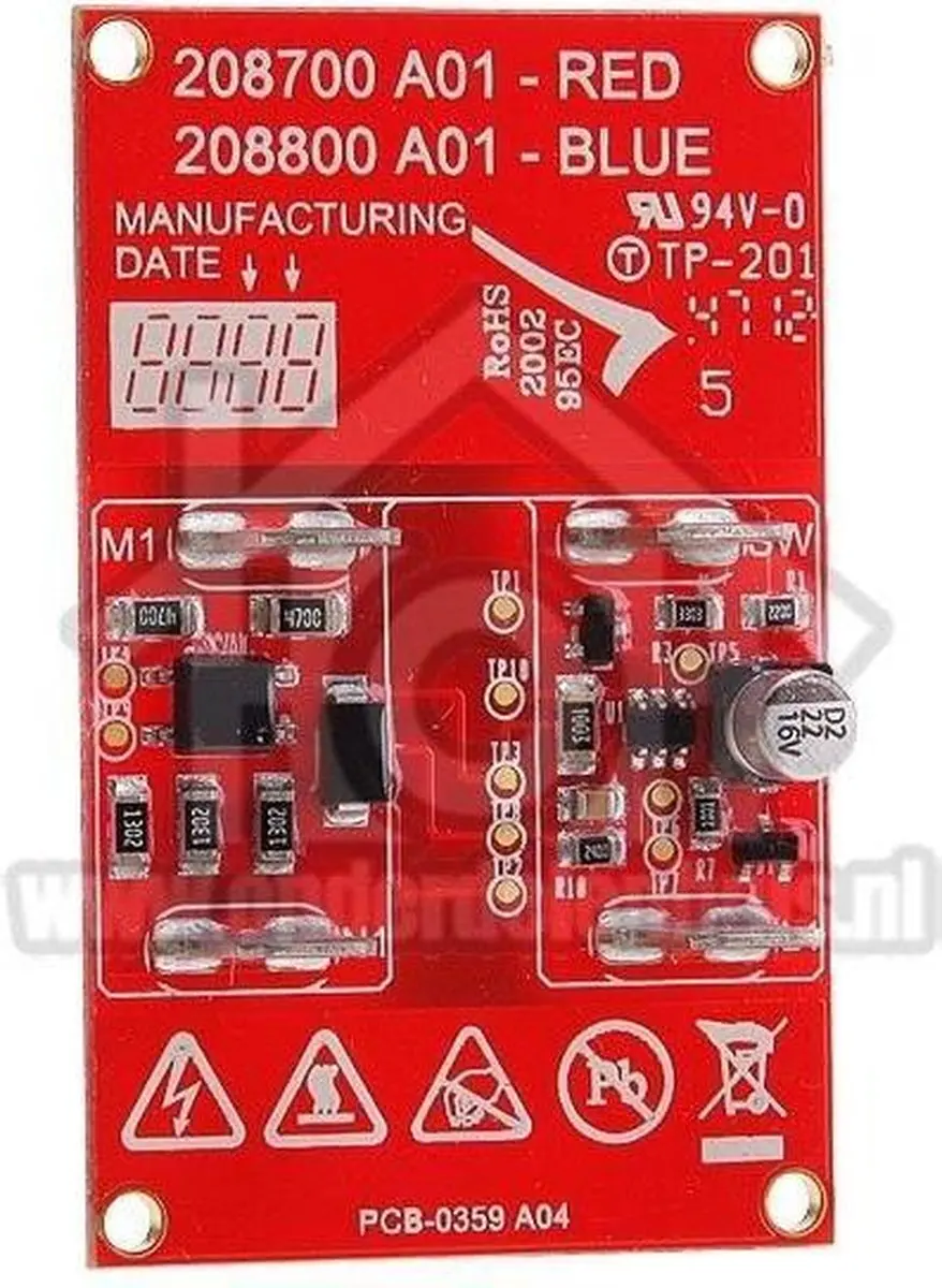 Numatic HV-R 208428 Printplaat - Wit