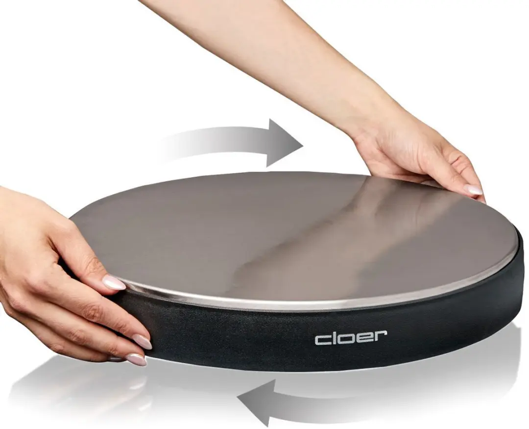 Cloer 6718 Voedingopwarmer 1000W - Zwart/Zilver