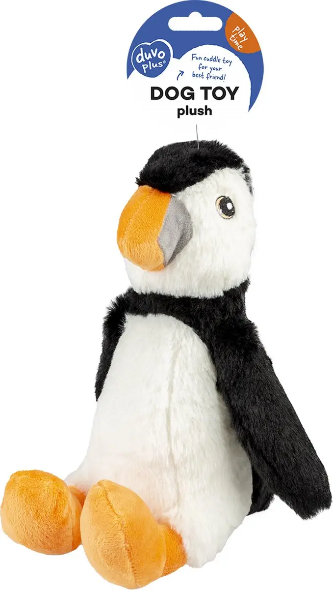 Duvo Cuddle Pluche Papegaaiduiker - Meerkleurig